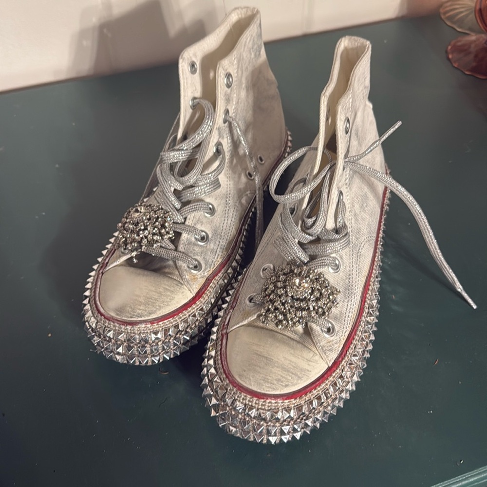 Studded sneakers